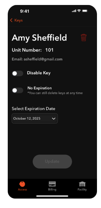 Manage Key